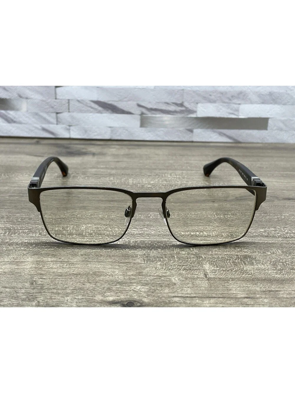 Emporio Armani EA1027 3003 Eyeglasses Full Rim Brown Tort Frames 55-18-140